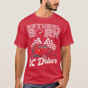 Camiseta Nascer natural RC Driver Racer Controlado remotame