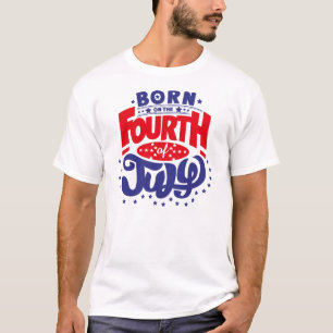 Camiseta Nascer no 4o julho