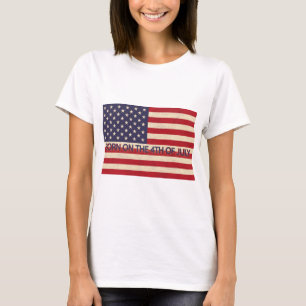 Camiseta Nascer no 4o julho