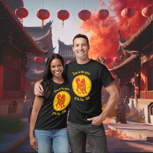 Camiseta Nascer no ano do Ano Novo Chinês dos Cachorros