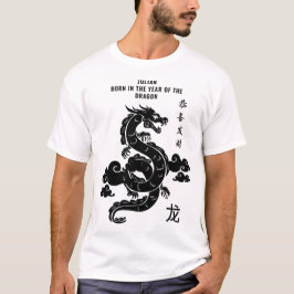 Camiseta Nascer No Ano Do Dragão - Sinal Zodiac Chinês