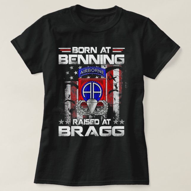Camiseta Nascer No Cursor De Forte Elevado Fort Bragg, Vete (Frente do Design)