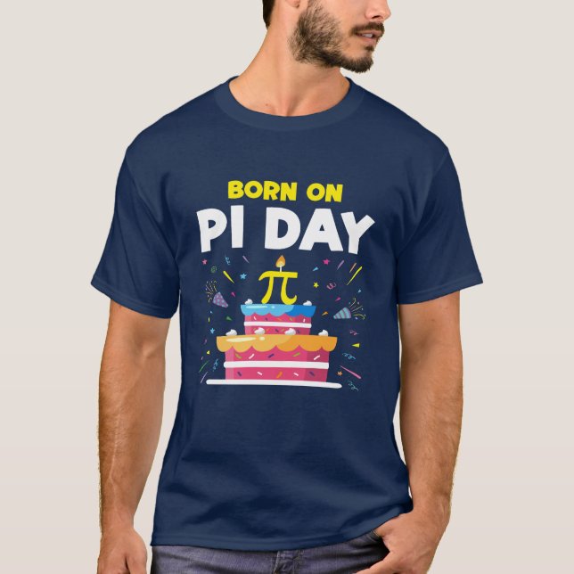 Camiseta Nascer No Dia Da Pi (Frente)