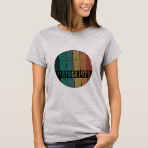Camiseta Nascer no pôr do sol clássico de 1972