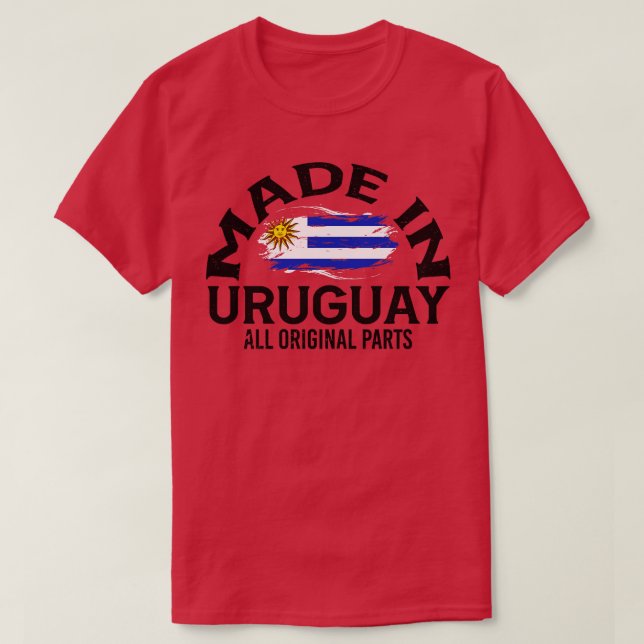Camiseta Nascer no Uruguai 1 (Frente do Design)