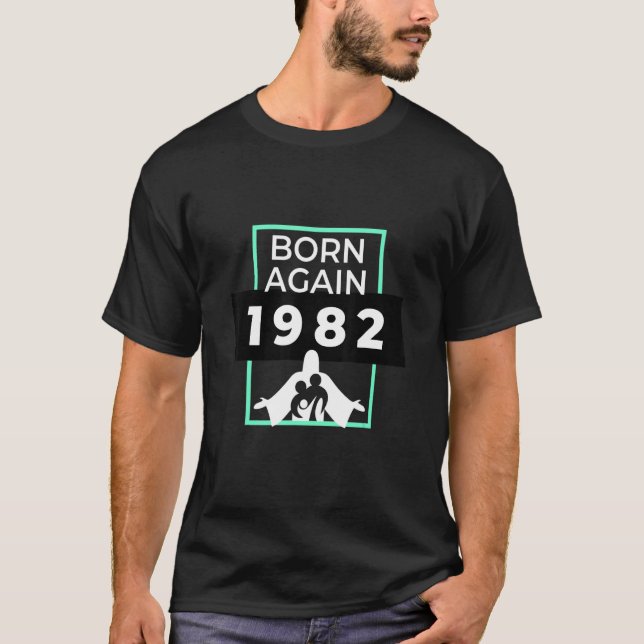 Camiseta Nascer Novamente 1982 O Amor Cristo Cristão (Frente)
