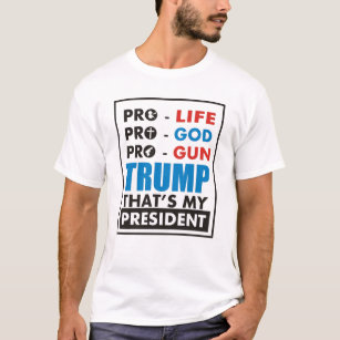 Camiseta Nascer Novo do Pró-Life Trump Fetus