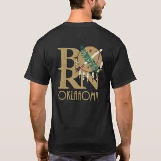 Camiseta NASCER Oklahoma (back impressão gold)
