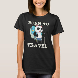 Camiseta Nascer Panda Backpacker Traveler Wanderlust B