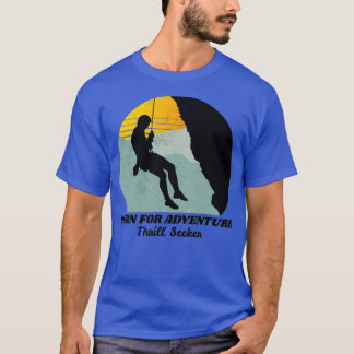 Camiseta Nascer para Adventure Thrill Seeker Viagem Design