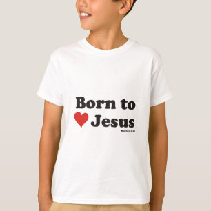 Camiseta Nascer para amar Jesus