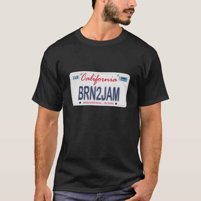 Camiseta Nascer para bloquear a matrícula (Frente)