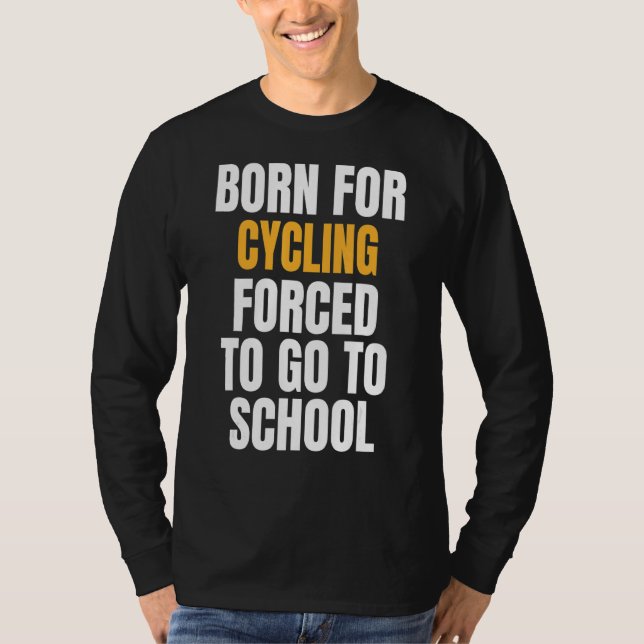 Camiseta Nascer Para Ciclismo (Frente)
