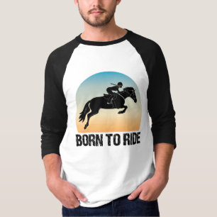 Camiseta Nascer para Corrida - Menina Equestre Horrível
