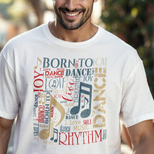 Camiseta Nascer para dançar ID277 azul