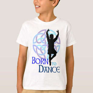 Camiseta Nascer para dançar o menino