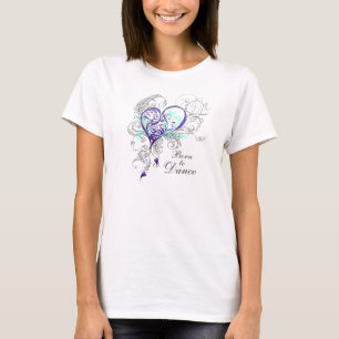 Camiseta Nascer para dançar o t-shirt da boneca