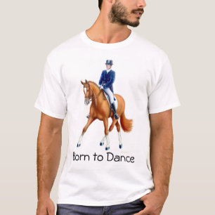 Camiseta Nascer para dançar o t-shirt do adestramento