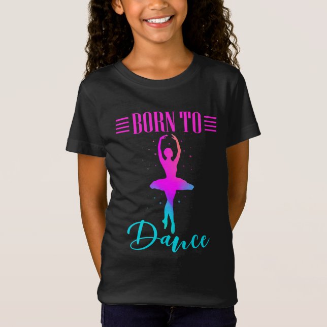 Camiseta Nascer para Dance Ballerina (Frente)