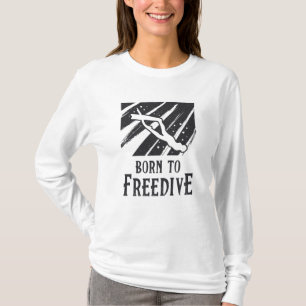 Camiseta Nascer Para Freedive Freediving Ventiladores Apnoe