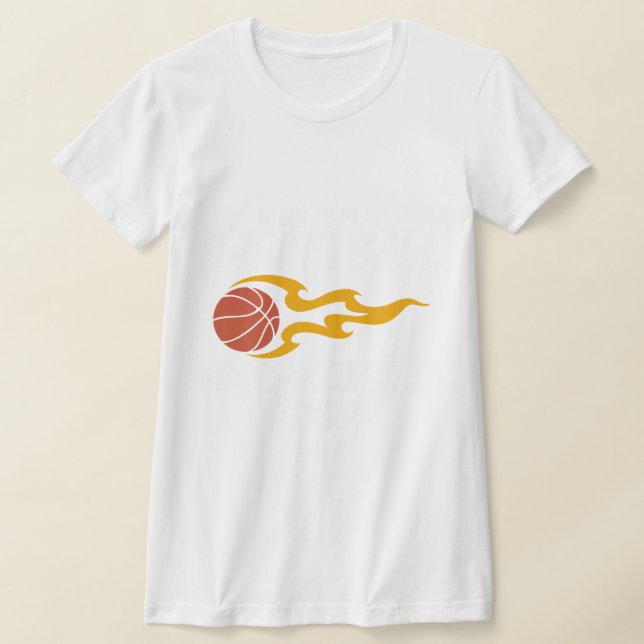Camiseta Nascer Para Jogar Basquete Forçado A Ir Para A Esc (Postura )
