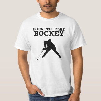 Camiseta Nascer para jogar o hóquei