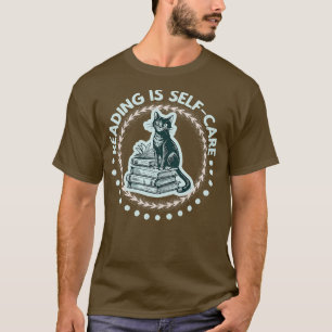 Camiseta Nascer para ler Folheto do leitor engraçado favori