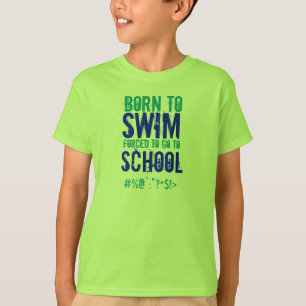 Camiseta Nascer para nadar - miúdos