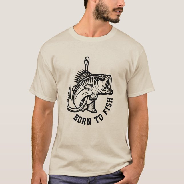 Camiseta Nascer Para Peixe (Frente)