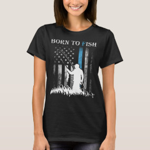 Camiseta Nascer para pescar mas Forçado a Trabalhar Cotação