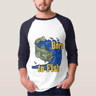 Camiseta Nascer para pescar o TShirt da pesca