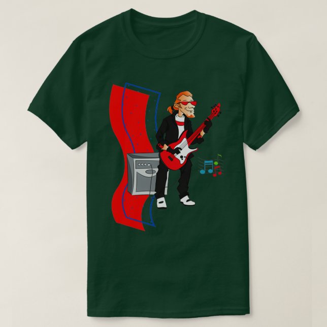 Camiseta NASCER PARA REPRODUZIR O ClassicCopy DO GUITAR (Frente do Design)