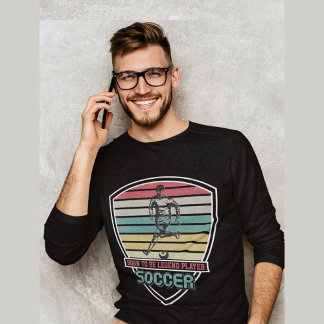 Camiseta Nascer Para Ser Jogador De Legenda