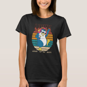 Camiseta Nascer Para Ser Parte Raiz Do Nerd Pinguim Legal D