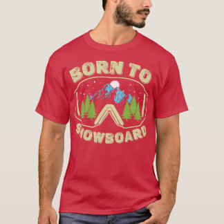 Camiseta Nascer Para Snowboard