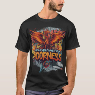 Camiseta Nascer para superar da POORNESS