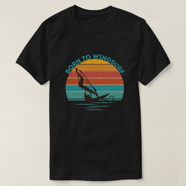 Camiseta Nascer para Windsurf (Frente do Design)