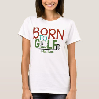 Camiseta Nascer personalizado de mulheres para golfe