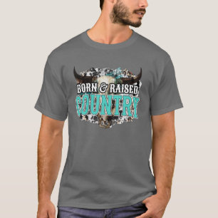 Camiseta Nascer Retroativo E Cowb Do País Ocidental Aument