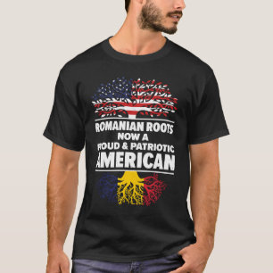 Camiseta Nascer Romênia Romênia Americana Cidadania