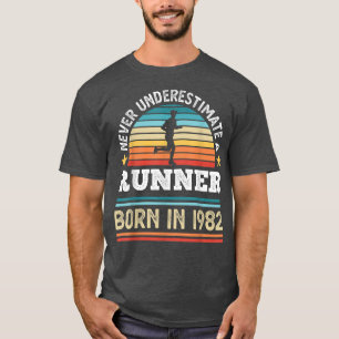 Camiseta Nascer Runner em 1982 aniversário de 40 anos execu