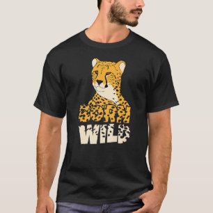 Camiseta Nascer Selvagem De Chita Tiger E Leopardo Leão Par