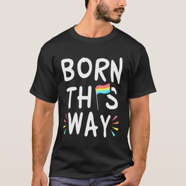 Camiseta Nascer This Way Gay Lésbica Culture Quepe Love 2 (Frente)