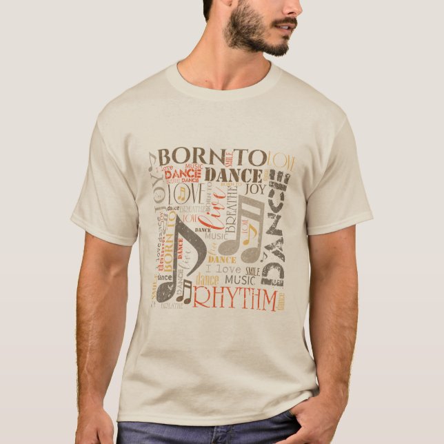 Camiseta Nascer to Dance Orange/Brown ID277 (Frente)