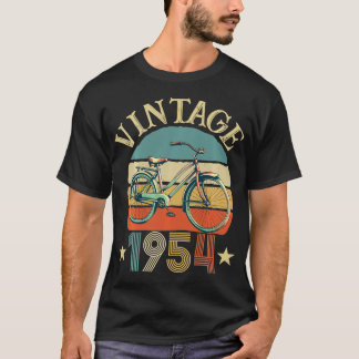 Camiseta Nascer Vintage 1954 Em 1954, Bicicleta Velha Retro
