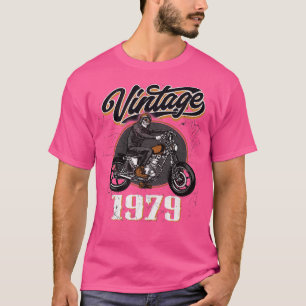Camiseta Nascer Vintage 1979 em 1979, 43ª motocicleta