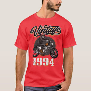Camiseta Nascer Vintage 1994 em 1994 28ª motocicleta