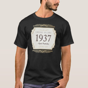 Camiseta Nascer Vintage com idade original perfeitamente em