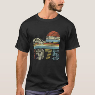 Camiseta nascer Vintage De 50 Anos Em 1975 Retro 50º Nascim