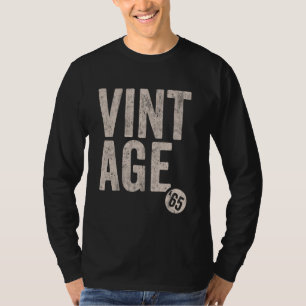 Camiseta Nascer Vintage de 65 de 1965 Legenda legal de aniv